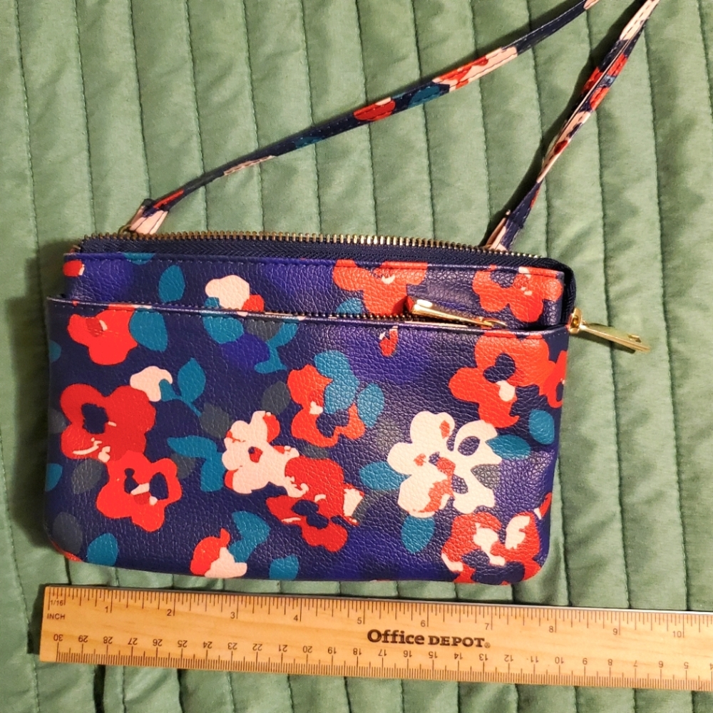Shoulder Clutch Wallet Purse Floral